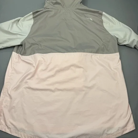 The North Face Class V Pathfinder 1/2 Zip Hooded Pullover Jacket Women's L Pink - Picture 8 of 12